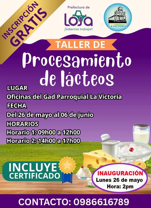 Taller de Procesamiento de Lácteos