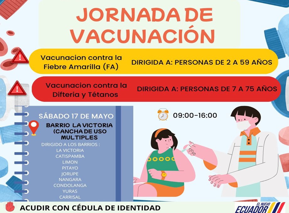 Jornada de vacunación contra la fiebre amarilla